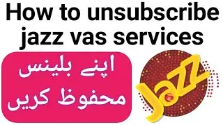 How to unsubscribe jazz vas services || Jazz World Se Falto Services Khatam Kaise Karen