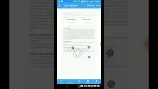 Insert Signature in pdf file using mobile phone in 2 minutes