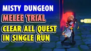 Melee Trial - The Anti Albedo Trial?  | Battlefront Misty Dungeon Genshin Impact