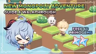new monopoly adventure web event guide (FREE 60 PRIMOGEMS) new adventure lets go genshin web event