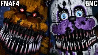 FNAF Nightmare vs BNC Nightmare (Redo)