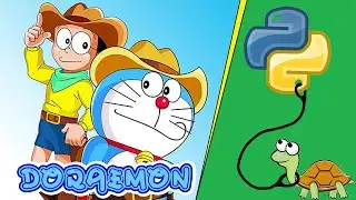 Doraemon Drawing in Python
