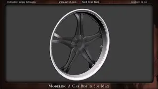 Modeling a Car Rim in 3ds Max