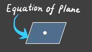 Equation of a Plane Passing Through a Point in 3D Space How to Find
