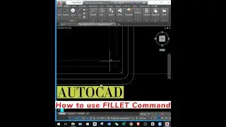 How to use Fillet Command in AutoCad