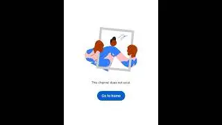 This channel does not exist problem solve
