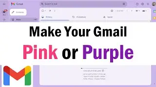 How To Change Background Color in Gmail | Gmail Pink Mode | Pink Gmail Background | Gmail Themes