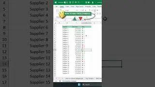 Add Arrows in Excel #shorts