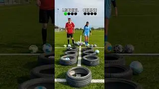 SPEED ACCURACY BATTLE!! 🙈⚽️