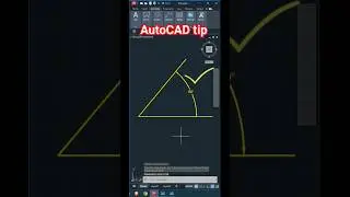 AutoCAD shortcut Tutorial: Copy With Rotate Reference Angle Tip 