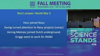 AGU Fall Meeting 2018 - U22A: The Giants of Tectonophysics