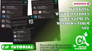 C# How to Add and Remove Controls at Runtime inside flowlayoutpanel in Windows Form C# .NET 6