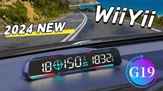 2024 Digital speedometer G19 Auto meter LED Head Up Displays USB gps hud display car accessories
