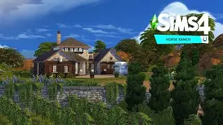 Horse Ranch House • Horse Ranch Expansion Pack • The Sims 4 • No CC | Speed Build