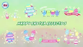 GREEN SCREEN HAPPY EASTER EFFECTS 3