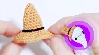 Шляпа ведьмы крючком ♥ Вяжем амигуруми