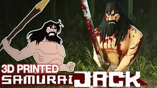 Samurai Jack - 3D Printing and Animating Season 5 Samurai Jack