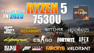 Ryzen 5 7530U (Vega 7) - Gaming Test in mid 2023