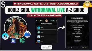 Roolz Airdrop Withdrawal Process Guide: How to Withdraw on Bitget, KuCoin, Gate.io,MEXC Exchange !