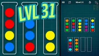 🏅 BALL SORT PUZZLE - Color Games 🧪 LEVEL 31 🧩 Gameplay Walkthrough