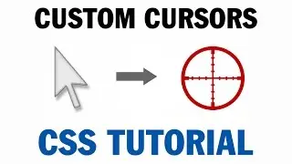 Custom Mouse Cursor Tutorial Canvas CSS HTML