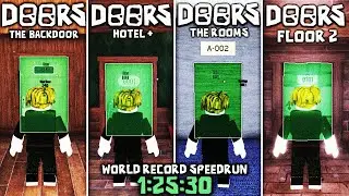 DOORS ALL FLOORS - 3RD PERSON WORLD RECORD SPEEDRUN *