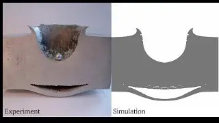 Hypervelocity impact: Aluminium Sphere vs Aluminium Block