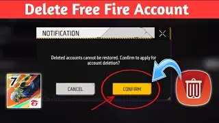 How to Delete Free Fire Account Permanently || Delete Garena Free Fire Account