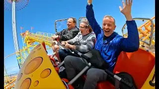 Wild Mouse coaster spins insanely fast POV