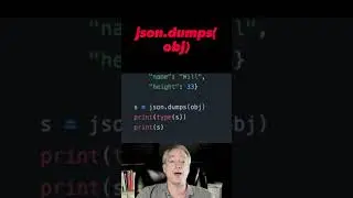 Covert Python objects into JSON formatted strings #python #shorts