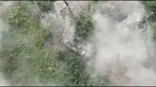 Russian Strela-10 SAM System Destroyed  Near Avdiivka