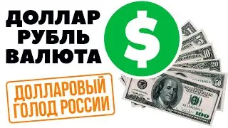 Долларовый голод России. Прогноз по курсу рубля к доллару 2023. Сколько будет стоить доллар