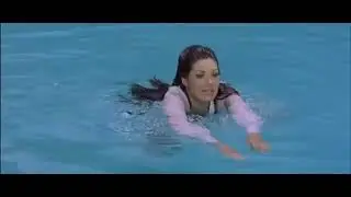 Edwige Fenech, sheer wet blouse in the pool—“Le Mans Scorciatoia Per l Inferno” (1970-it)