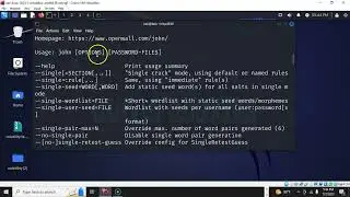 Cryptography - John the Ripper - Linux