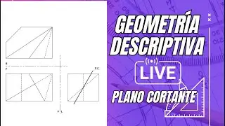 # 27  Plano Cortante! 🤪😵‍💫 #geometríadescriptiva