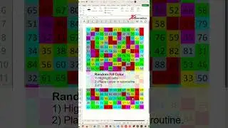 Add Random Background Color or Fill Color in Excel - Excel Tips and Tricks