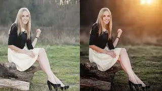 Photoshop CC Tutorial : Outdoor Portrait Editing Tutorial ( Blur Background ) 📷 - Free Preset