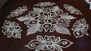 rangoli kolam designs without dots || rangoli designs without dots video || without dots muggulu