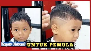 Repair Haircut💈Potong Rambut Anak TK Abis dibikin praktek cukur@WARCUBontomanai8910