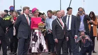 170629 King Willem Alexander & Queen Máxima visits today the region Noord Oost Polder