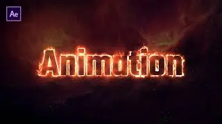 Fire Text Animation in after effects| Sabar plugin| Videocopilet