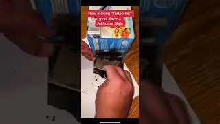 Making Tattoo ink - Jailhouse Style