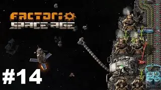 Factorio Space Age #14 - Белая наука-Космические исследовательские пакеты. (Прохождение)