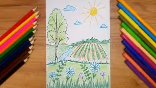 Летний пейзаж/ Нарисуй-ка!