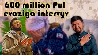 Sardor Rahimxon 600 million Pul evaziga intervyuga rozi bo’ldi.