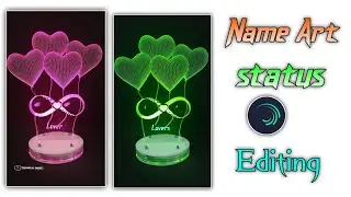 trending Heart Name Art Status Video | Status Video | Love status | Technical sarat