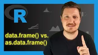 Difference Between data.frame & as.data.frame Functions in R (2 Examples) | Create & Convert Data
