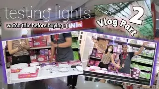 Light Testing IBRIGHT VLOG Part 2 ( get ready with us : )