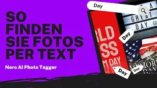 So finden Sie Fotos per Text | Nero AI Photo Tagger Anleitung