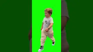 Hasbulla Walking on a Treadmill - Green Screen